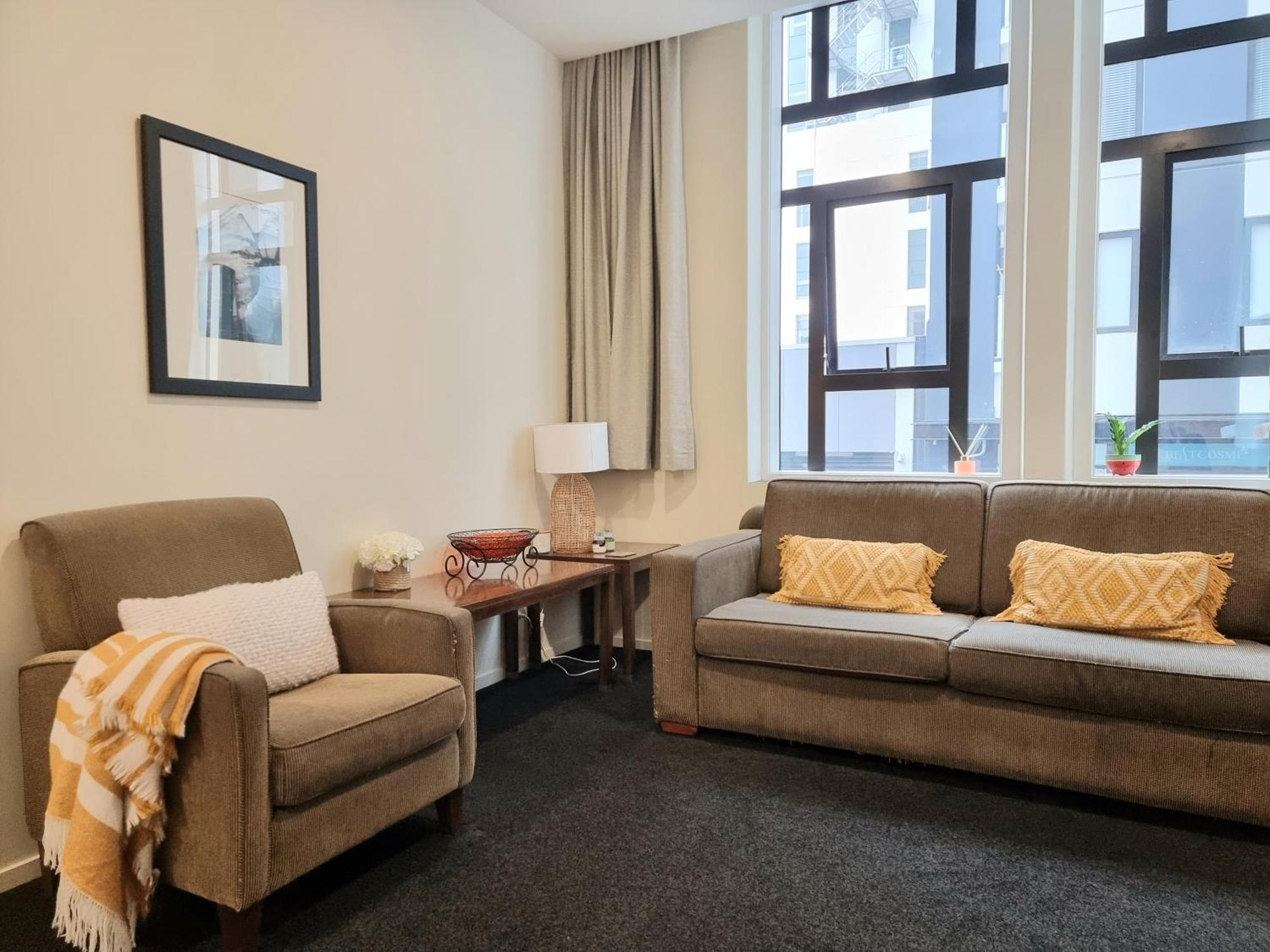 Urban Deco Apartment On Queen Street أوكلاند الغرفة الصورة