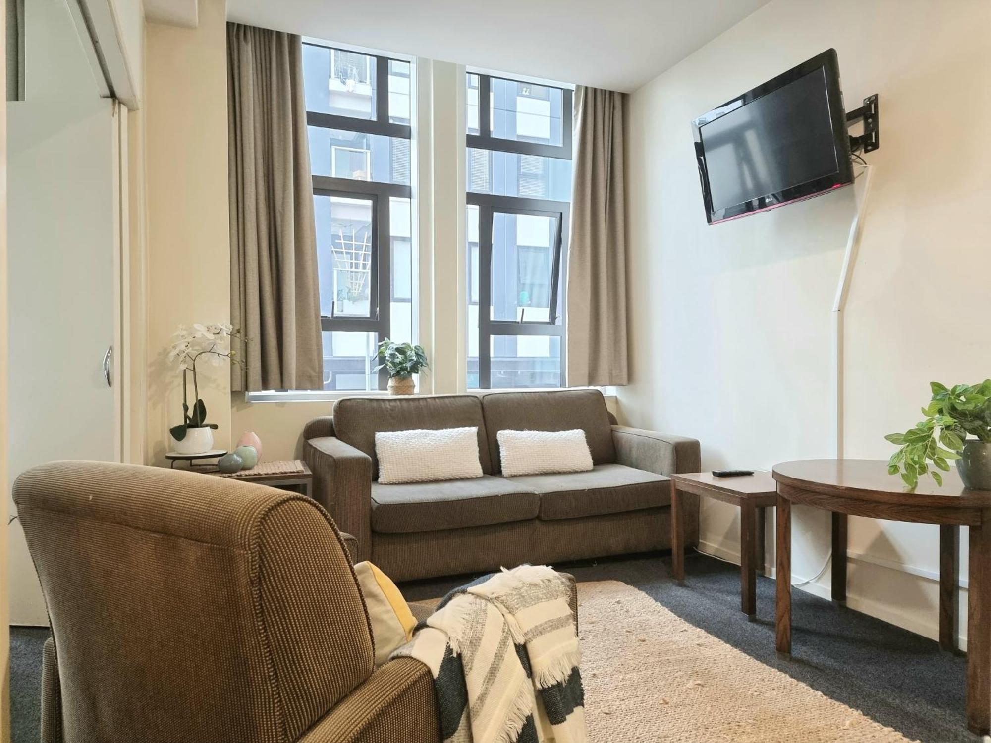 Urban Deco Apartment On Queen Street أوكلاند الغرفة الصورة